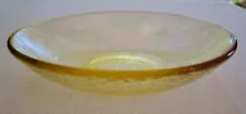 FIRE AND LIGHT ART GLASS 4 3/4" CITRUS COLOR DIPPING BOWL 