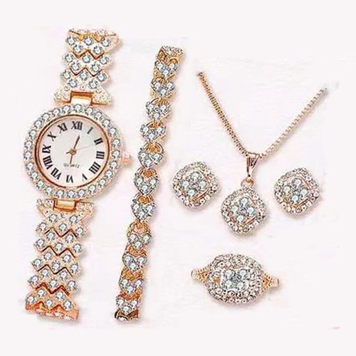 Fashionable Roman Diamond Women's Watch Women's Watch Quartz Watch Bracelet YK - Picture 2 of 30