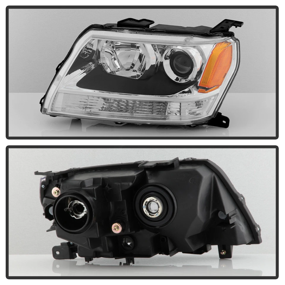 2006 2007 2008 Suzuki Grand Vitara Headlights Headlamps Aftermarket Left+Right - Image 3 of 4