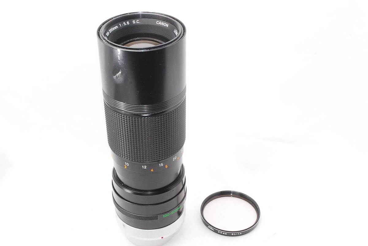 7851) Canon FD 100-200mm F5.6 SC S.C. Zoom Lens from JAPAN, EXC+++ 