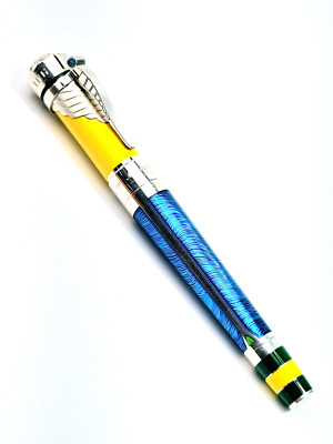 Montegrappa Pele Heritage Icon LE 650 Sterling Silver Fountain Pen Medium Nib
