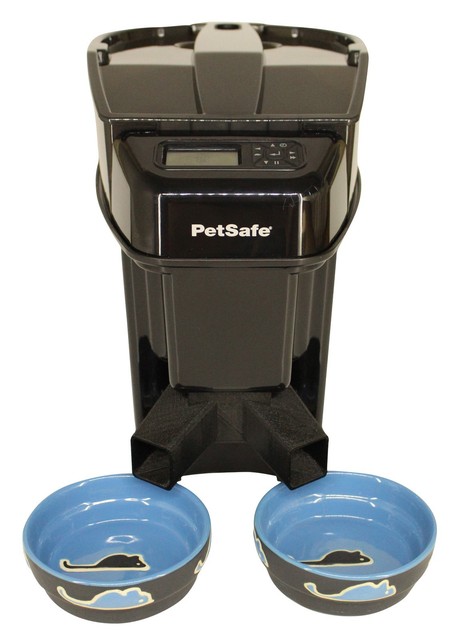 automatic pet feeder for 2 cats