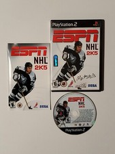ESPN NHL 2K5 Hockey - Sony PlayStation 2 PS2 Black Label - CIB Complete - Tested