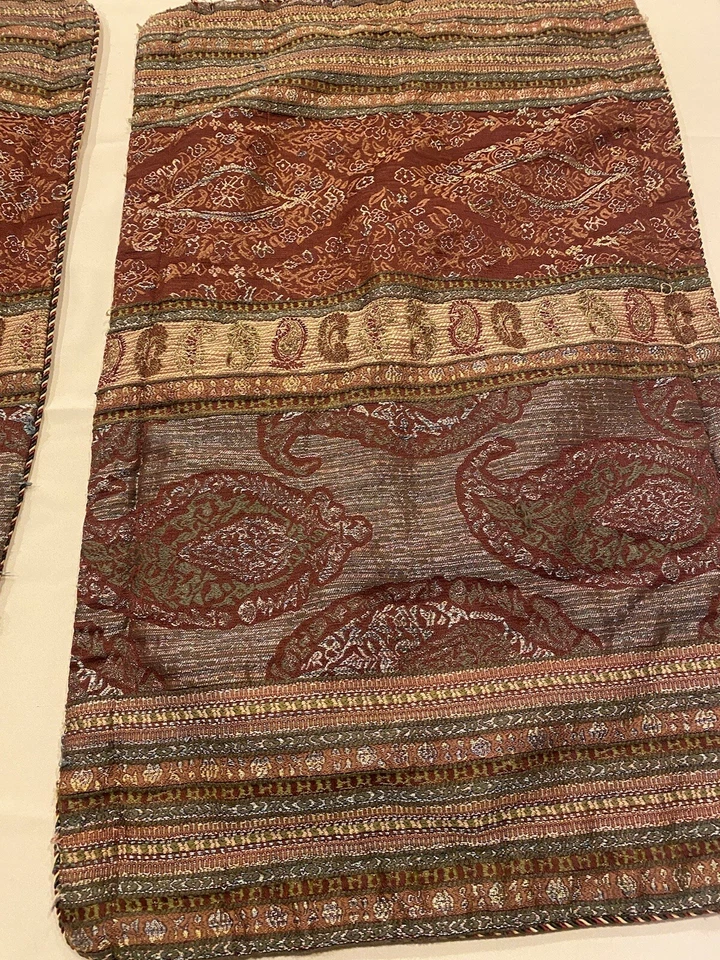 Croscill Shams 36x23 Galleria Rojo Chenilla King Almohada Falsa Dorado Marrón-Juego de 2 Foto 3 de 4