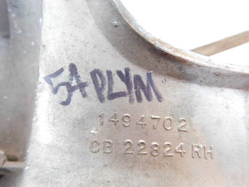 1954 Plymouth Grille Trim Bullet RH Passenger Side 1494702 - Picture 5 of 6
