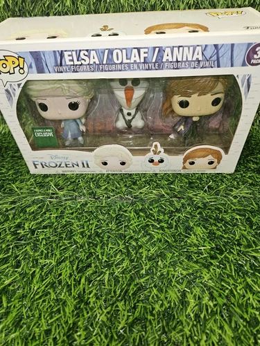 NEW Funko Frozen II Elsa Olaf Anna Pop Vinyl 3 Pack BARNES AND NOBLE Exclusive