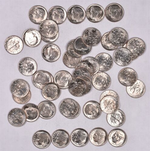1965 Roosevelt Dime - BU Roll