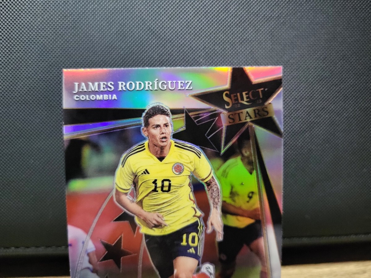 スポーツ選手 PANINI SELECT JAMES RODRIGUEZ 2022-23 Select FIFA James Rodriguez Select Stars Silver Holo