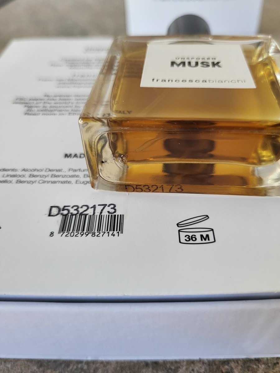 Francesca Bianchi Unspoken Musk 30ml Extrait De Parfum Spray. | eBay