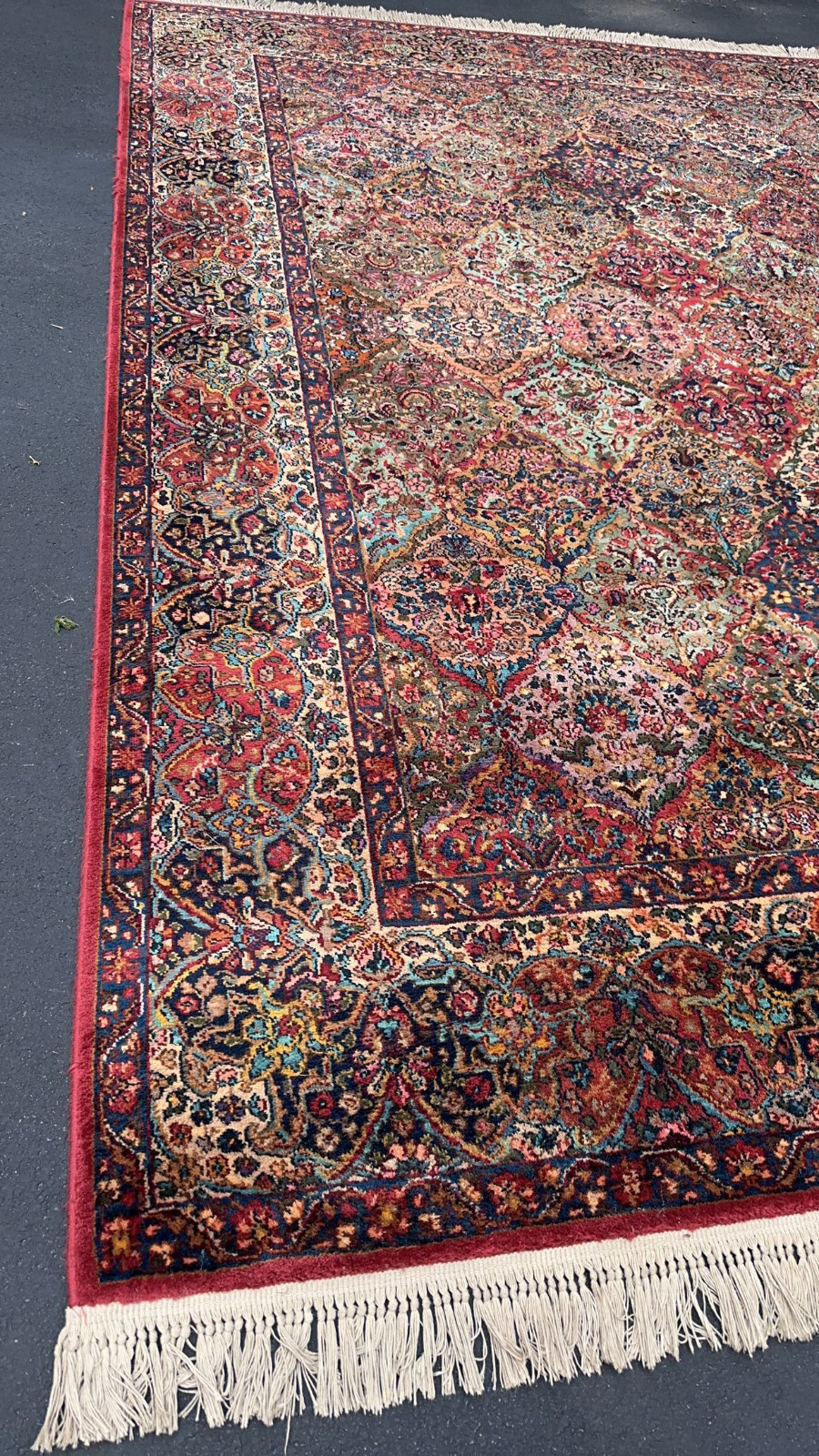 Beautiful Antique American Karastan Kirman Rug 9x12FT eBay