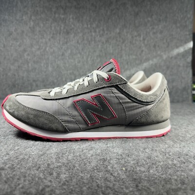 New Balance 556 Women's Sneakers Size 11 Gray Suede & Pink Casual