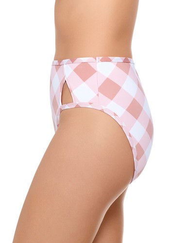 Time and Tru Women's Out Of The Park Highwaist Swimsuit Bottom, Small 4-6 - Picture 2 of 4