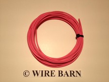 18 GAUGE GXL PINK AUTOMOTIVE WIRE - HIGH TEMP - 25 FT PRIMARY HOOKUP WIRE USA