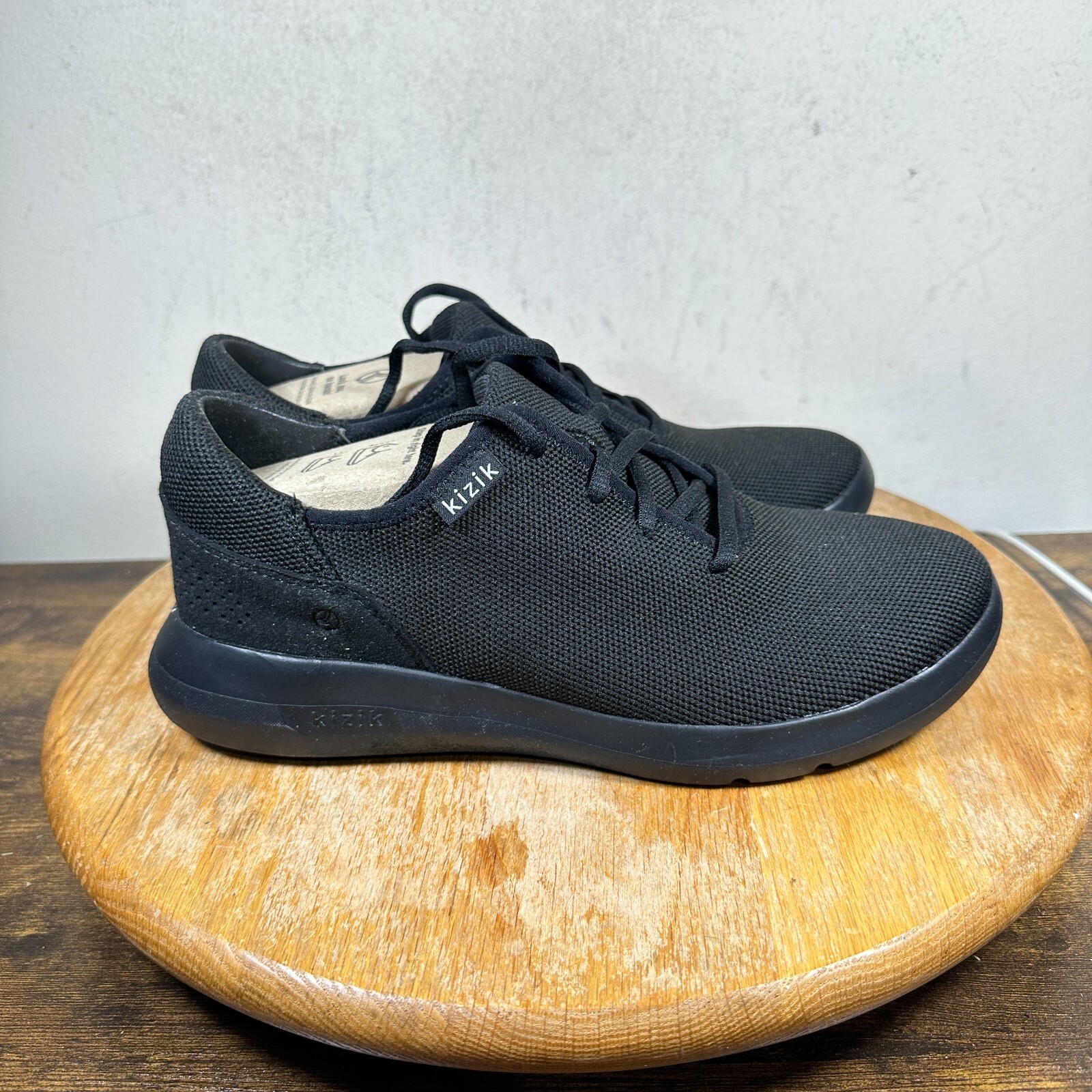 Zapatillas deportivas Kizik Madrid negras para mujer talla 8 para hombre talla 6,5