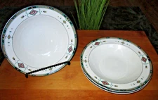 3 Studio Nova Adirondack Rim Soup Salad Bowls Southwestern 8.25" EXC