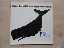 Heinz Rudolf Kunze autograph signed LP cover "The heavy courage" vinyl