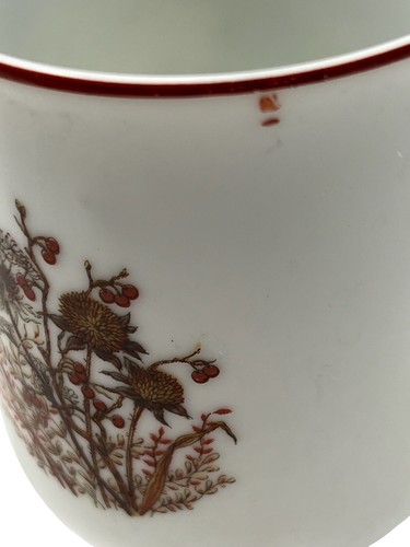 Mug Bramble Fanci Florals Collection Footed Tea Cup Japan 6 pc Cottagecore MCM - Picture 5 of 6