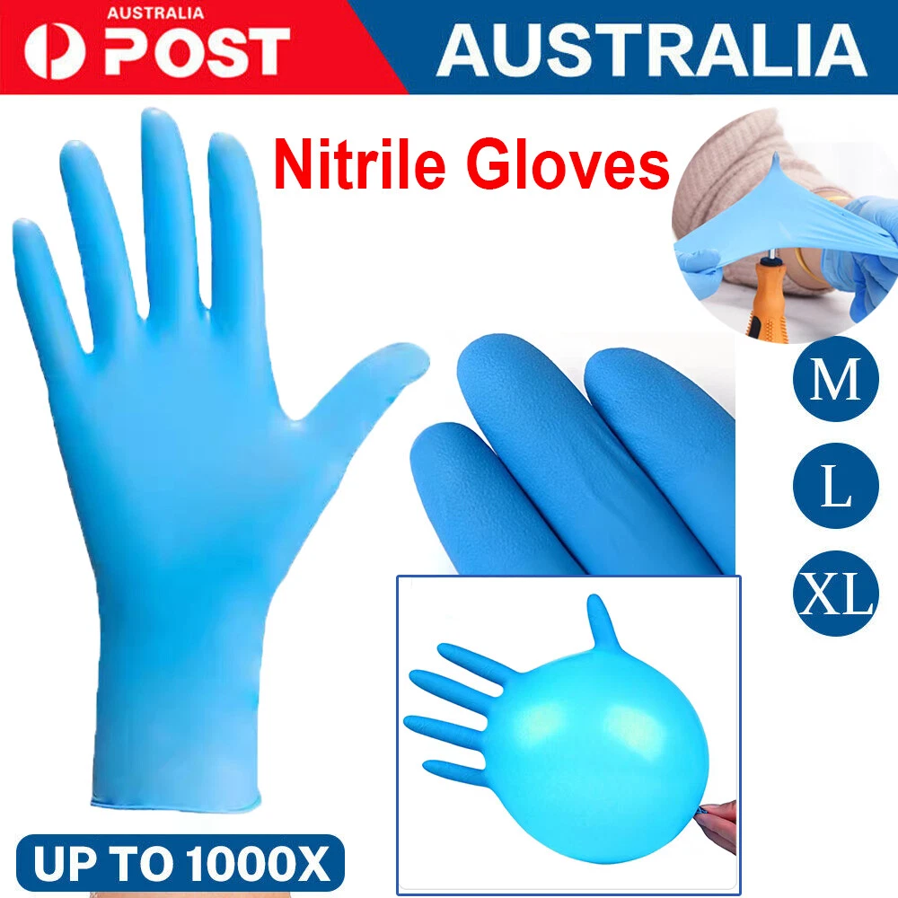 100PCS Disposable Nitrile Gloves Tattoo Dental Latex Powder Free