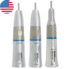 BEING Dental Slow Low Speed Straight Handpiece 1:1 Nose Cone Fiber Optic KAVO