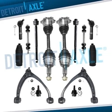 Front CV Axle Control Arms Kit for Chevy Silverdao GMC Sierra 1500 Tahoe Yukon