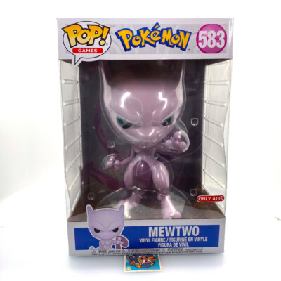 583 Funko POP! Games Mewtwo 10 INCH w/ PROTECTOR Target Exclusive | eBay
