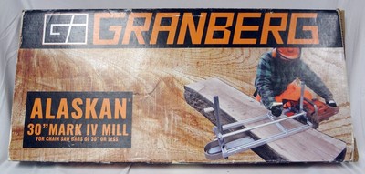 Brand New Granberg Alaskan 30'' Mark IV Mill For Chainsaws Portable Saw Mill