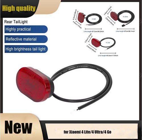 LED Taillight Rear Brake Light For Xiaomi 4 Lite/4 Ultra/4 Go E-Scooter Lamp HAU