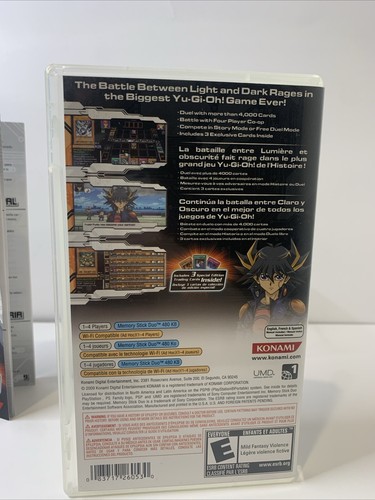 Yu-Gi-Oh 5D's Tag Force 4 (Sony PSP, 2009) Nur Hülle, Einsatz und Handbuch !!️ - Bild 4 von 4