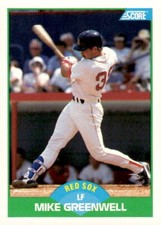 1989 Score #66 Mike Greenwell