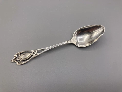 Antique Lovely Rogers Lunt & Bowlen "Monticello" Sterling Silver Teaspoon 5 3/4"