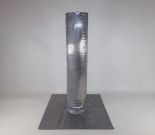 3" Lead Pipe Roof Flashing 12" x 12" base, 18" Stack Height, 2.5# Multi-Pitch