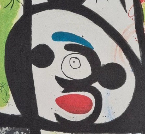 JOAN MIRO * The spinning... * 50 x 40 cm * signed lithograph * limited # xx/200 - Bild 4 von 4