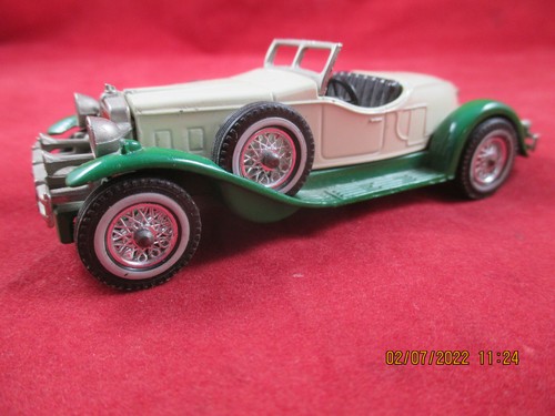 1974 LESNEY ENGLAND MATCHBOX YESTERYEAR Y14 1931 STUTZ BEARCAT GRN WHITE DIECAST - Picture 12 of 12