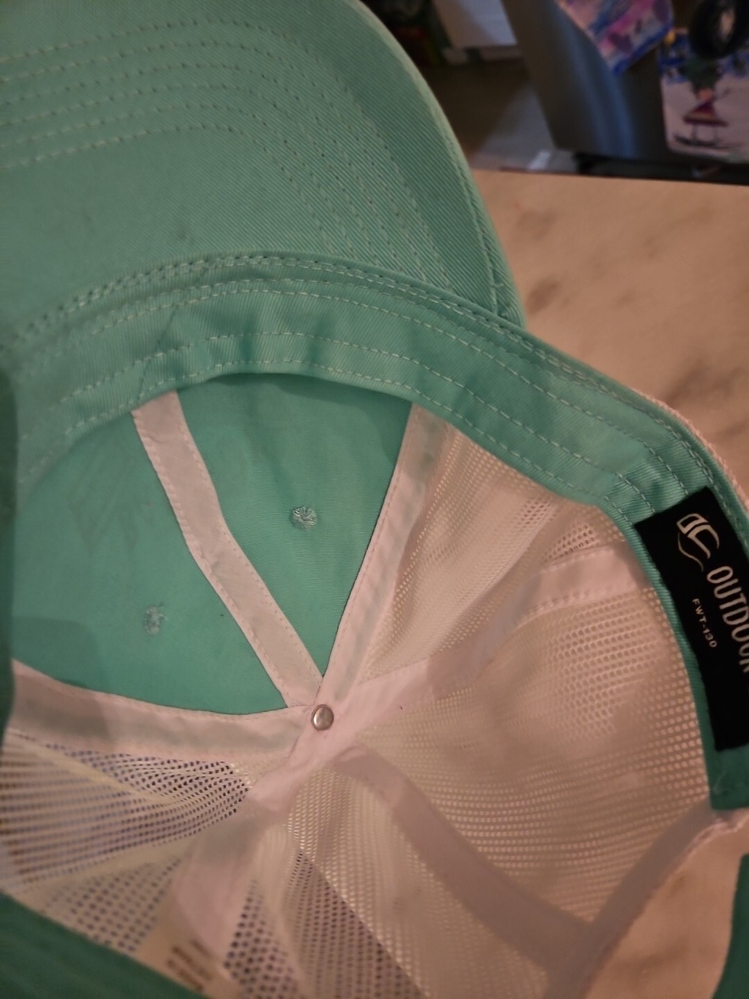 Bad Boy Mowers NICE Snapback Hat Baseball Trucker Cap Adjustable Mint/White 