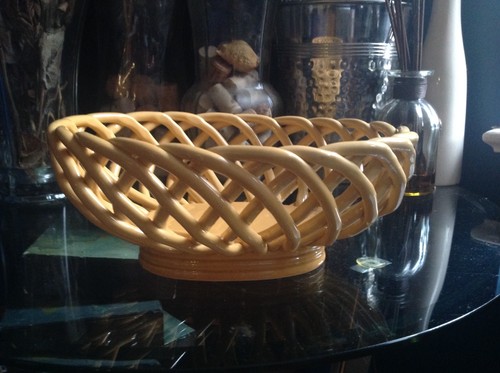 Porcelain Bread or Fruit Bowl Oven Safe by Four Corners International - Picture 2 of 11
