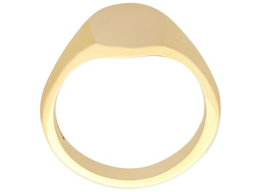 Vintage 9Carat Yellow Gold Signet Ring Circa 1990 - Picture 6 of 6