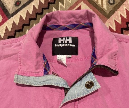 VINTAGE Pink Helly Hansen Ski Winter Jacket Women's Small Front Zip Aztec - Picture 5 of 9