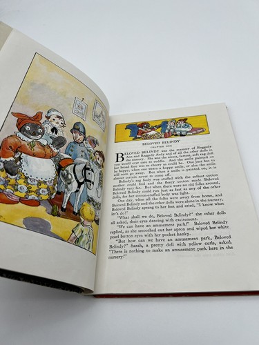 Rare Raggedy Ann Book Beloved Belindy 1st Edition 1926 Good Condition - Picture 6 of 11