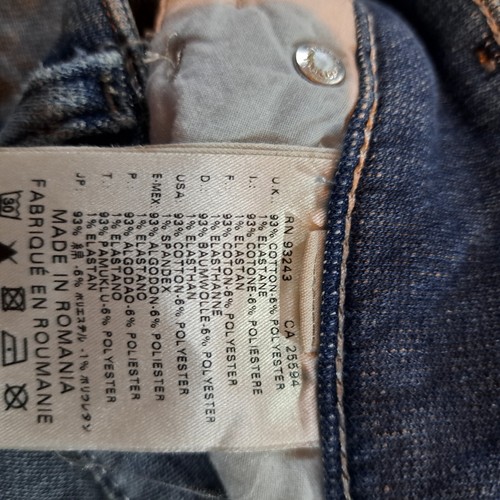 Diesel Fayza Denim Jogg Jeans Size 26 Loose Fit/Waist Blue BNWT - Picture 15 of 21