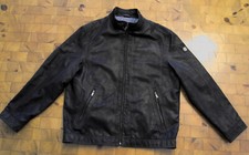 wNeu S4 OSPIG Bomber Jacke Gr.26 52 vegane Lederjacke schwarz matt Kurze Jacke