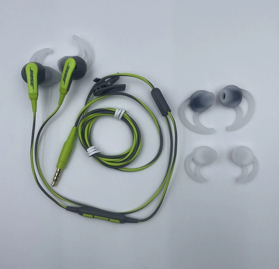 Bose SoundSport auricolari cablati jack 3,5 mm cuffie auricolari verdi SOLO Android - Immagine 2 di 4