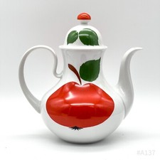 Seltmann Weiden Bavaria Patricia Kaffeekanne mit Apfeldekor No. 26338 W. Germany