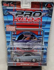 1965 Pontiac GTO Pro Rodz Silver 1/64 Maisto Diecast Free Shipping!