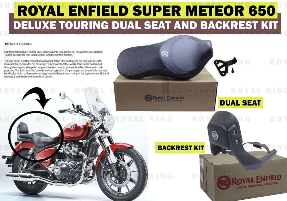 Toprack Per Royal Enfield Super Meteor 650 - Supporto Per Bauletto Moto - Accessorio Schienale