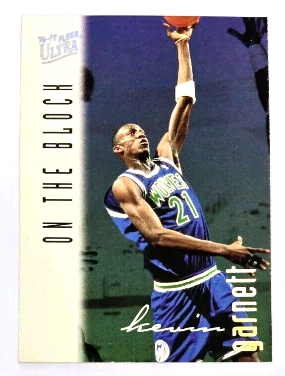 1996-97 Fleer Ultra Kevin Garnett On The Block Minnesota