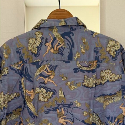 Vintage/Rare!] Patagonia Pataloha Surfer Print Aloha Shirt