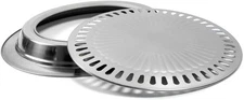 Korean Stovetop Pan, Stainless Steel 30cm*30cm*2.8cm, as picture show 