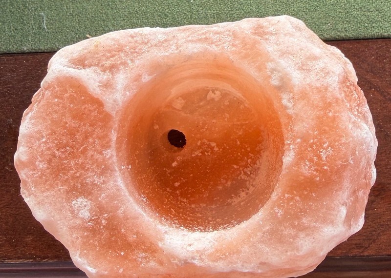 Himalayan Salt Tea Light Holders Pink White Natural Decorative Set