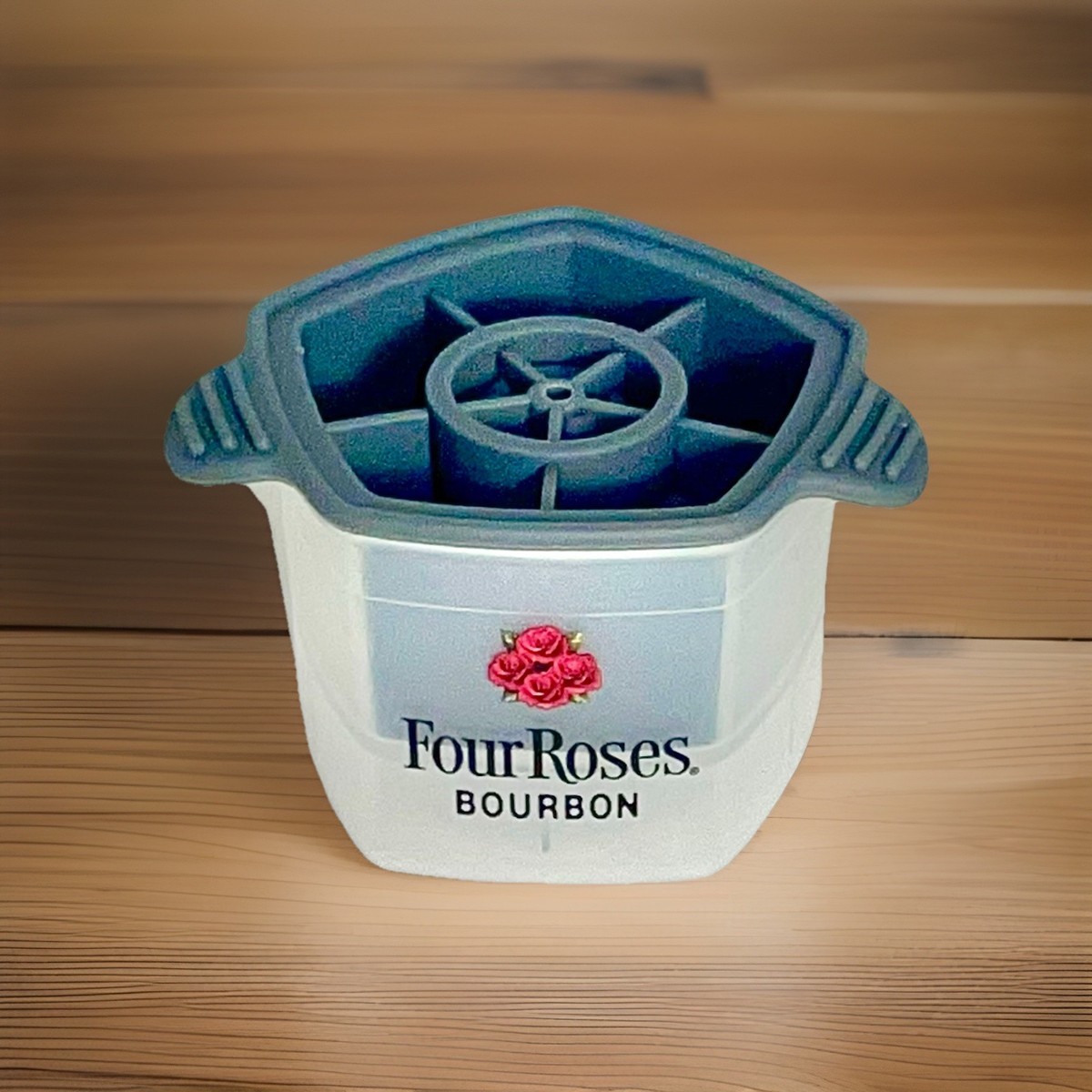 Four Roses Kentucky Bourbon Silicone Rose Shape Ice Molds (Set Of 2) - NEW View 2