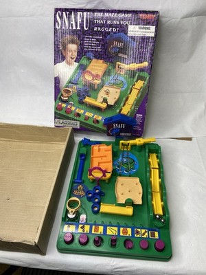 SNAFU The Maze Game That Runs You Ragged Skill Racing Maze TOMY with Marble